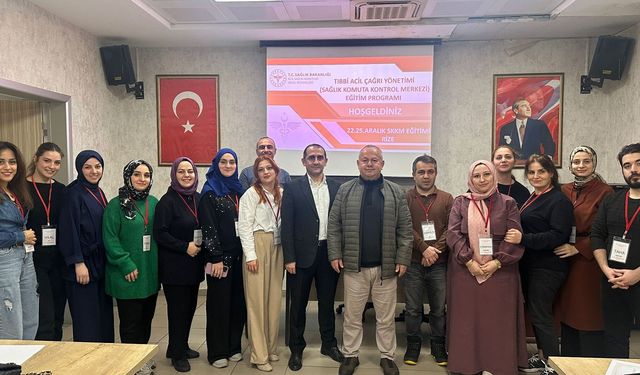 Rize'de 'Tıbbi Acil Çağrı Yönetimi' eğitimi