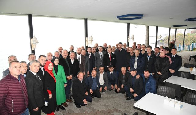 Trabzon Büyükşehir Belediye Başkanı muhtarlarla buluştu