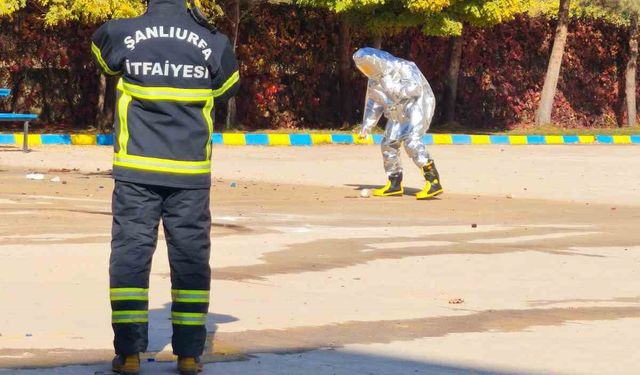 Okulda deney tüpleri patladı