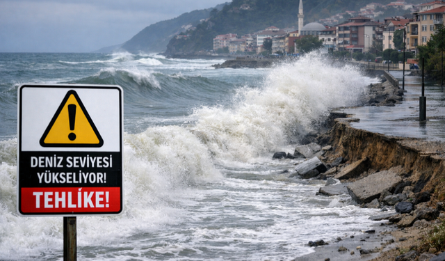 Karadeniz kıyıları için uyarı: Deniz seviyesi yükseliyor