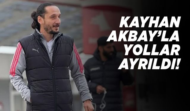 Sinopspor Teknik Direktör Kayhan Akbay ile yollarını ayırdı