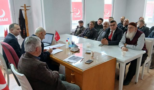 Saadet Partisi Sinop İl Divan Toplantısı gerçekleştirildi