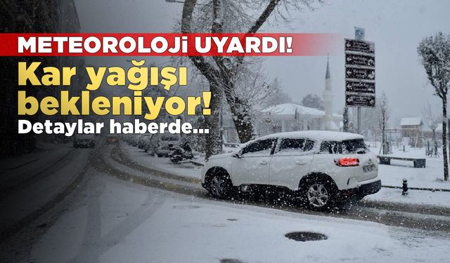 Meteorolojiden Sinop'a kar yağışı uyarısı!