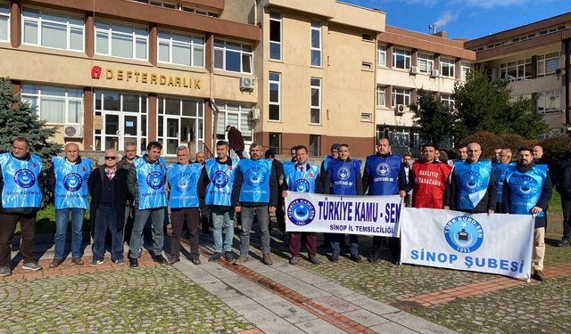 Sinop Türk Kamu Sen: “Ücrette Hakkaniyet Vergide Adalet”