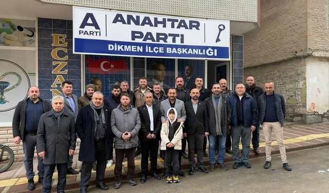 Anahtar Parti Dikmen İlçe Başkanlığı ilk olağan kongresini yaptı