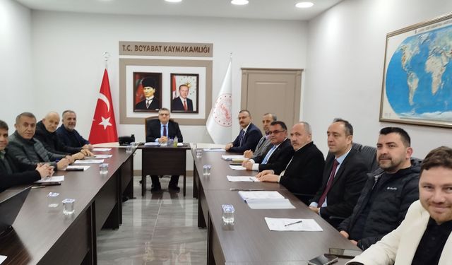 İlçede OSB Müteşebbis Heyeti Toplantısı yapıldı