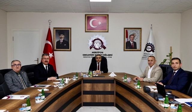 Merzifon OSB Yönetim Kurulu Toplantısı yapıldı