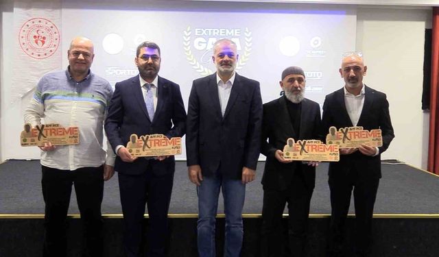 Extreme yarışlarında dereceye giren sporculara ödülleri verildi