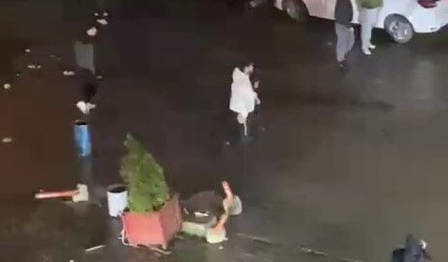 İki grup arasında yumruklu kavga