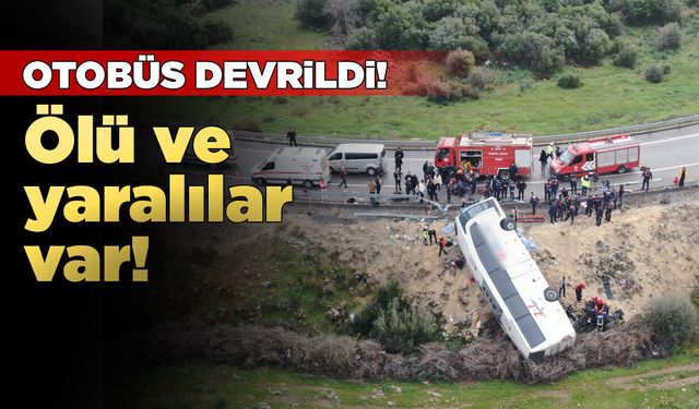 Antalya'da otobüs şarampole devrildi: 8 ölü, 26 yaralı