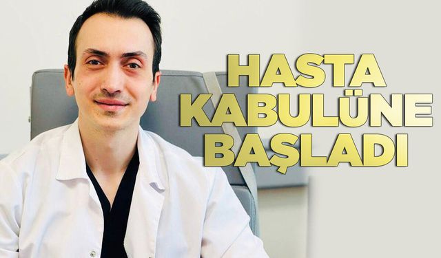 Sinop'ta Genel Cerrahi Uzmanı göreve başladı