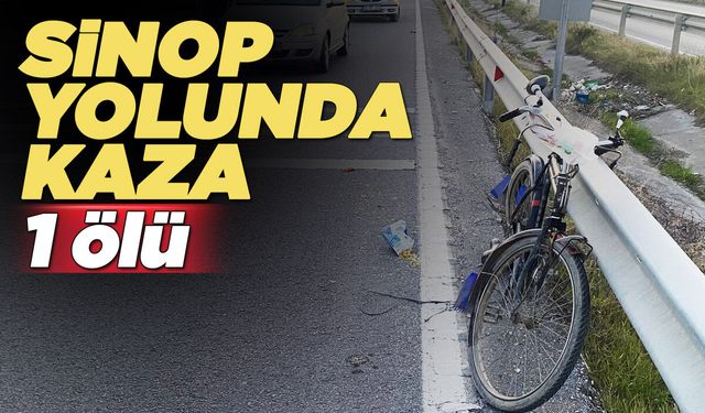 Otomobilin çarptığı bisikletin sürücüsü öldü