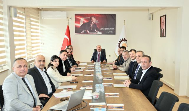 Çorum'da OSB Yönetim Kurulu Toplantısı düzenlendi