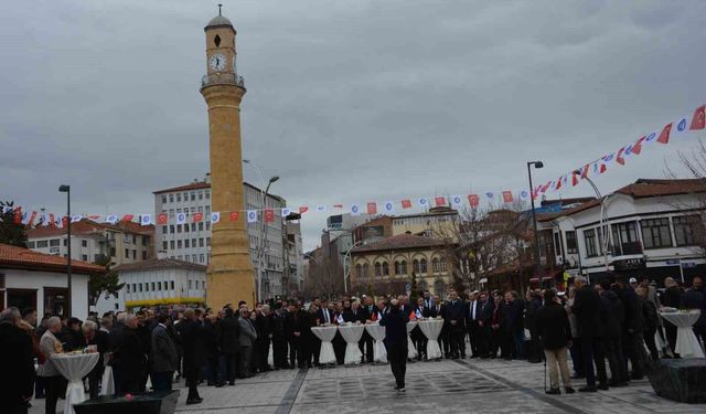 Çorum'da bayramlaşma töreni