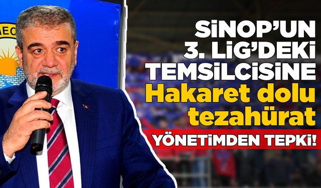 Başkan Rafet Orhan, tribünden hakarete tepki gösterdi