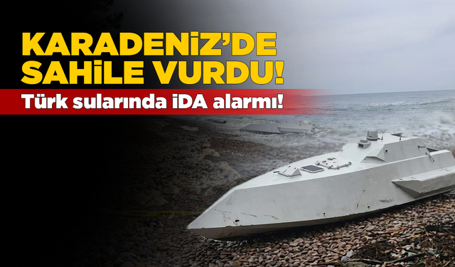 Sahilde insansız deniz aracı bulundu