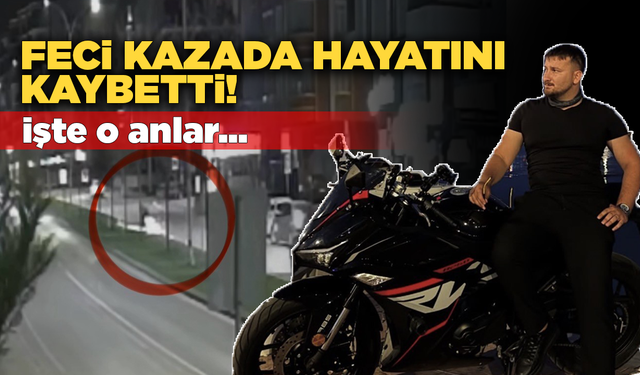 Genç sürücü kazada hayatını kaybetti