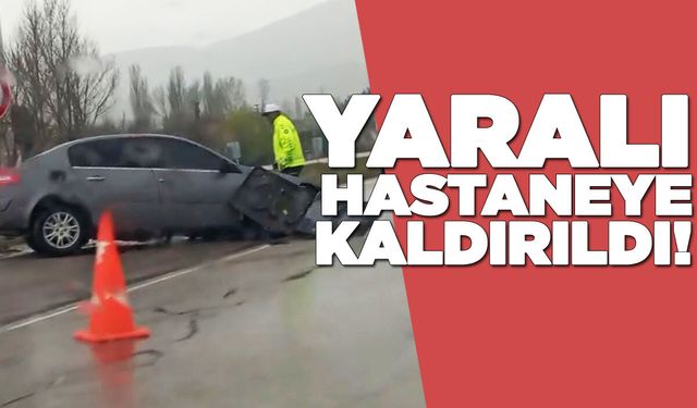 Boyabat–Sinop yolunda trafik kazası: 1 yaralı