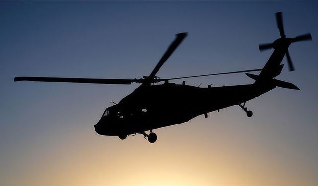 Askeri helikopter düştü: 3 Türk personel şehit oldu