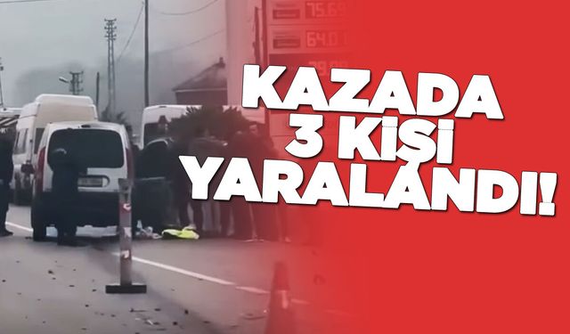 Sinop Kabalı Köyü'nde kaza: 3 yaralı