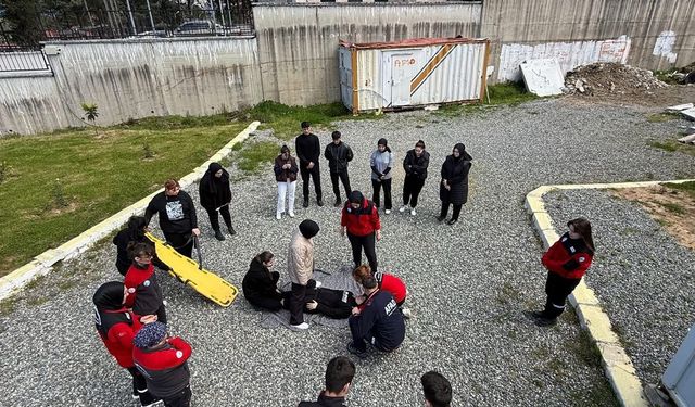 Giresun Üniversitesi'nde afete hazırlık eğitimi
