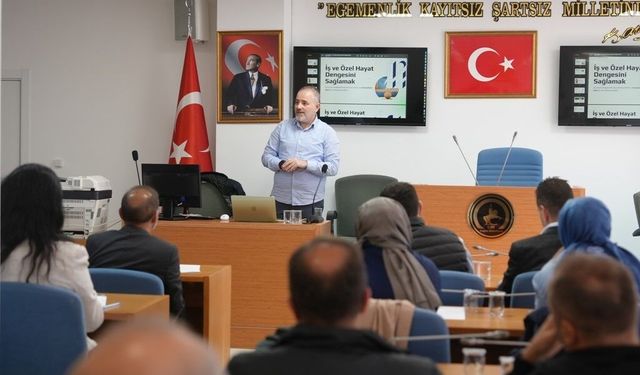 Belediye personeline 'stres yönetimi' eğitimi