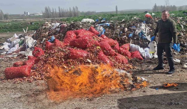 Kaçak sigara ve alkoller imha edildi
