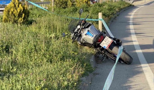 Motosiklet kazasında 1 kişi ödü