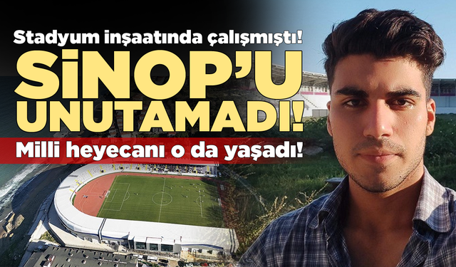 Afganistanlı gençten Sinop’a sevgi mesajı!