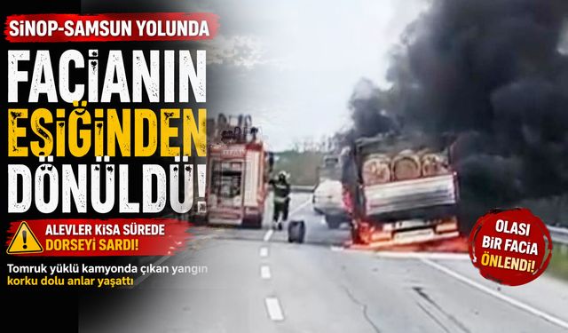 Sinop-Samsun Yolunda Facianın Eşiğinden Dönüldü