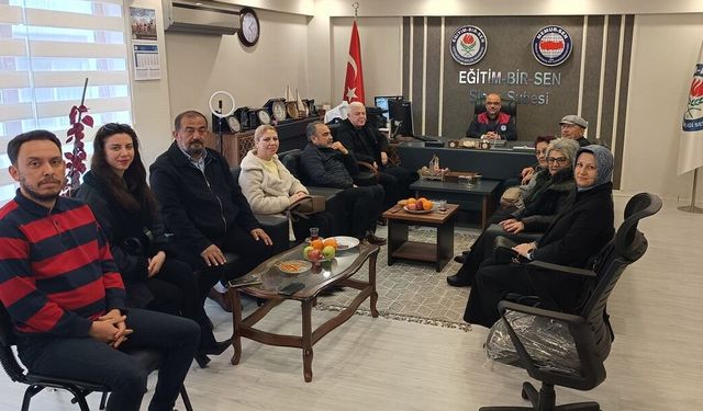Sinop İYİ Parti’den Eğitim-Bir-Sen’e nezaket ziyareti