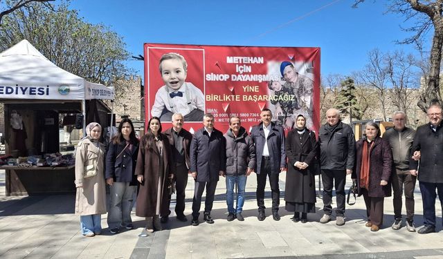 AK Parti Sinop İl Başkanlığı, Metehan için bağış nöbetinde