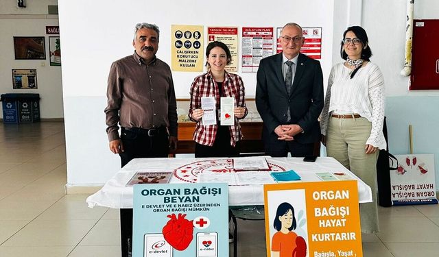 Sinop’ta organ bağışı farkındalık standı açıldı