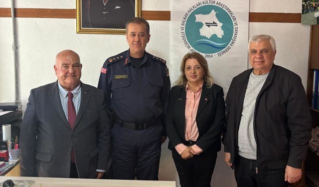 Sinop İl Jandarma Komutanından Mübadele Derneğine ziyaret
