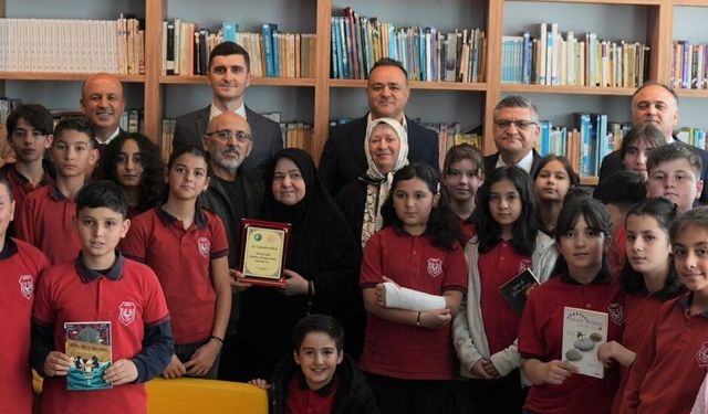 Sinop’ta yeni okul kütüphanesi törenle açıldı