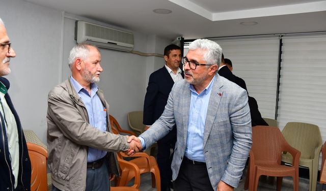 AK Parti Terme İlçe Başkanlığında bayramlaşma programı