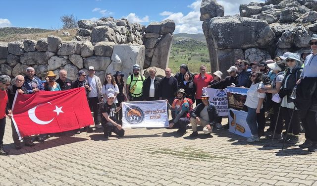 Doğaseverlerin 4 günlük Hitit Yolu yürüyüşü başladı
