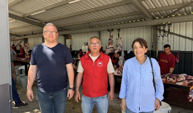 Samsun'da kurban kesim alanlarında denetim
