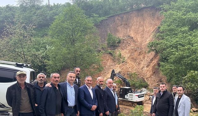 Giresun'da heyelan alarmı