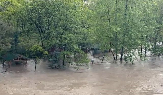 Kamelyalar sular altında kaldı
