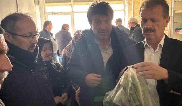 Ovacık'ta üreticiye 5 bin 600 fide hibesi