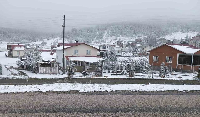 Yüksek kesimleri beyaza büründü