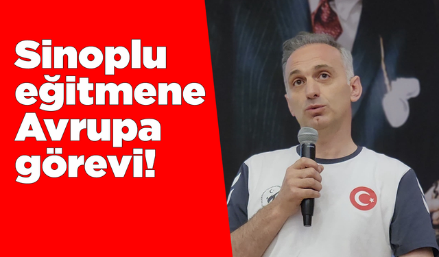 Sinop’lu taekwondo eğitmeni Avrupa Komitesinde