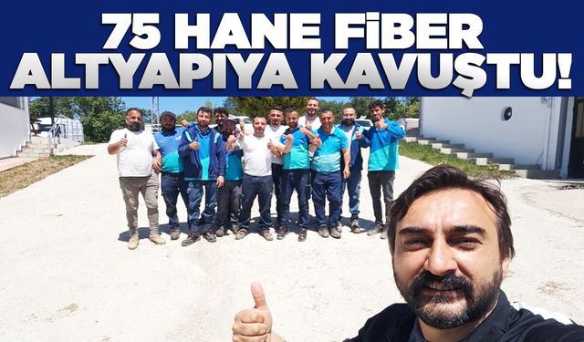 Sinop’ta iki köy fiber internet altyapısına kavuştu