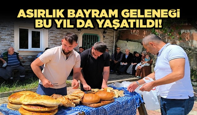 Asırlık “Ziraat Kesme” geleneği yaşatıldı
