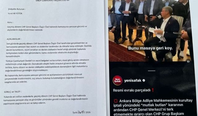 Sinoplu iş adamından Özel hakkında suç duyurusu
