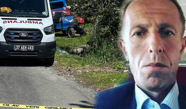 Ot biçerken dere yatağına düşen muhtar öldü