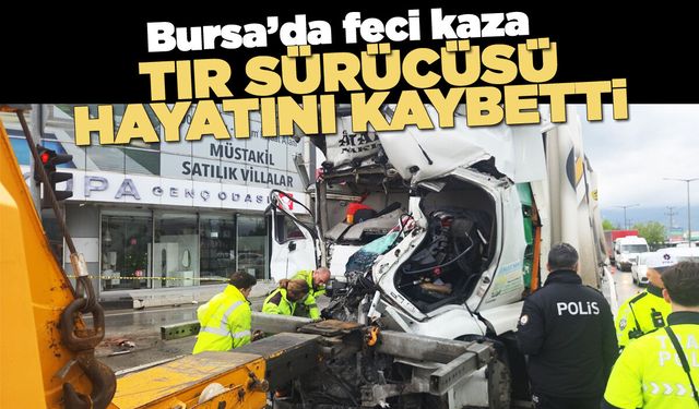 Işıklarda duran tankere çarpan tırın sürücüsü öldü