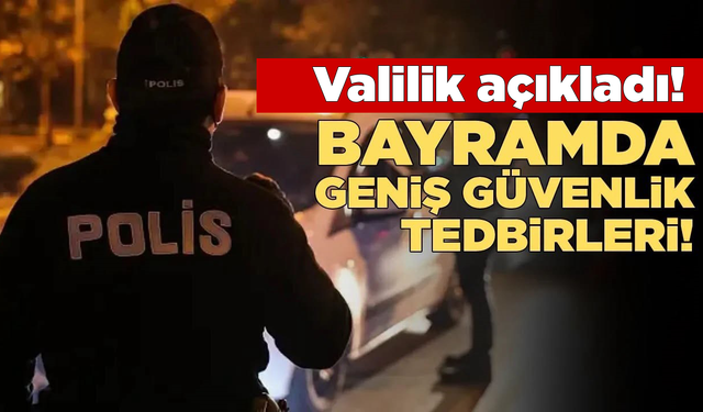 Sinop’ta Kurban Bayramı tedbirleri açıklandı