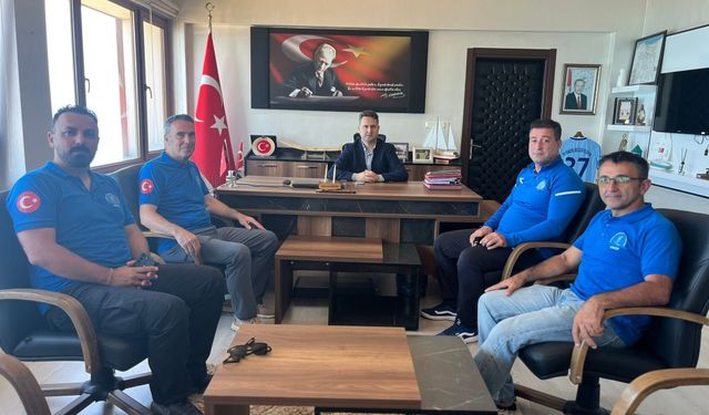 Sinop Sportif Havacılık Kulübü'nden Kaymakam Çelik'e ziyaret